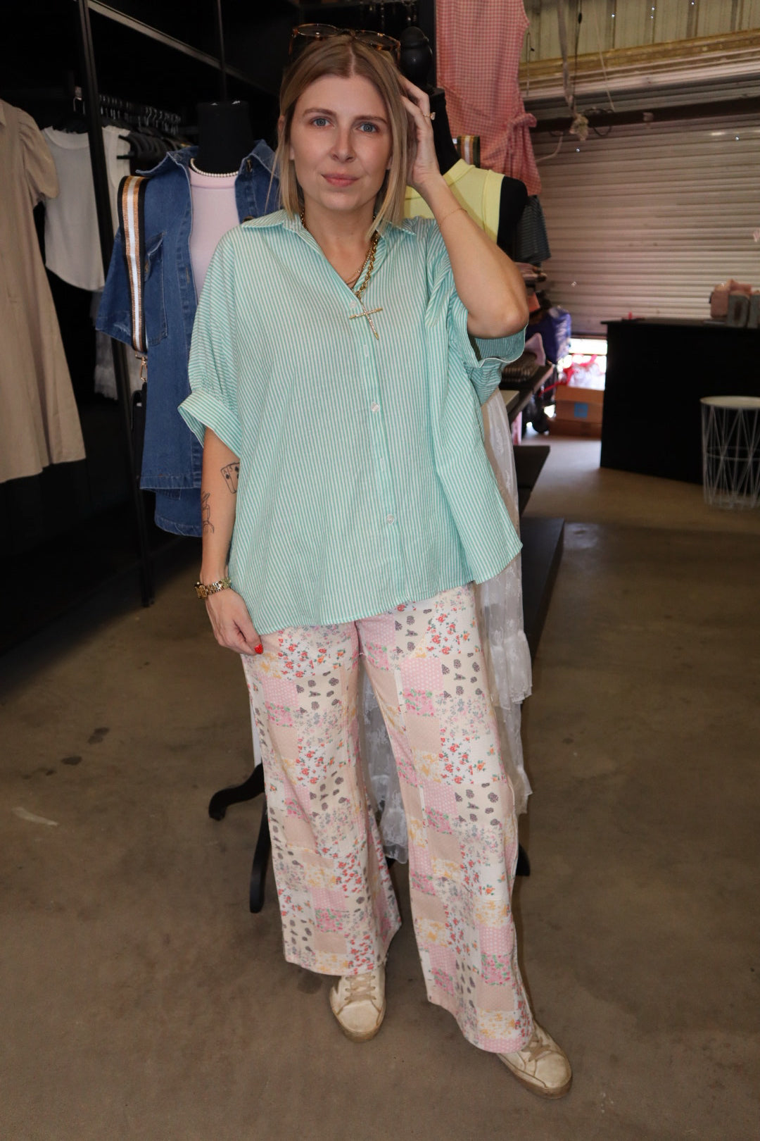 Daisy Floral Denim