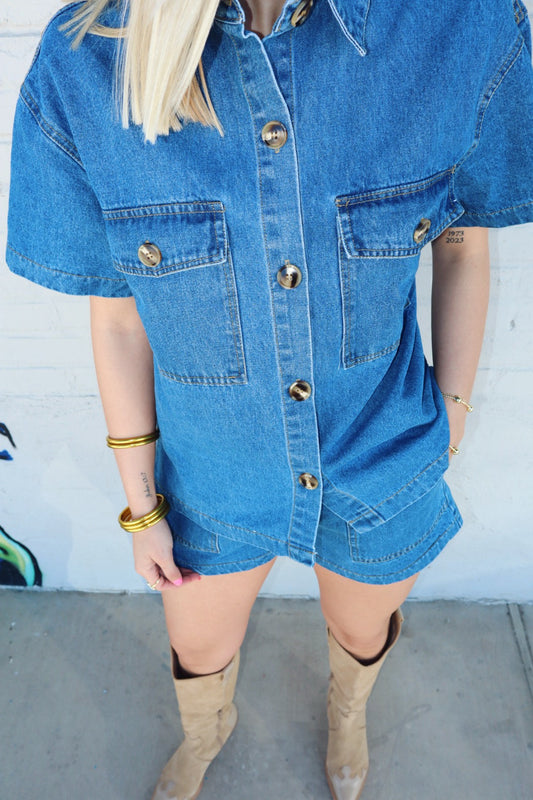 Annie Button Down Top