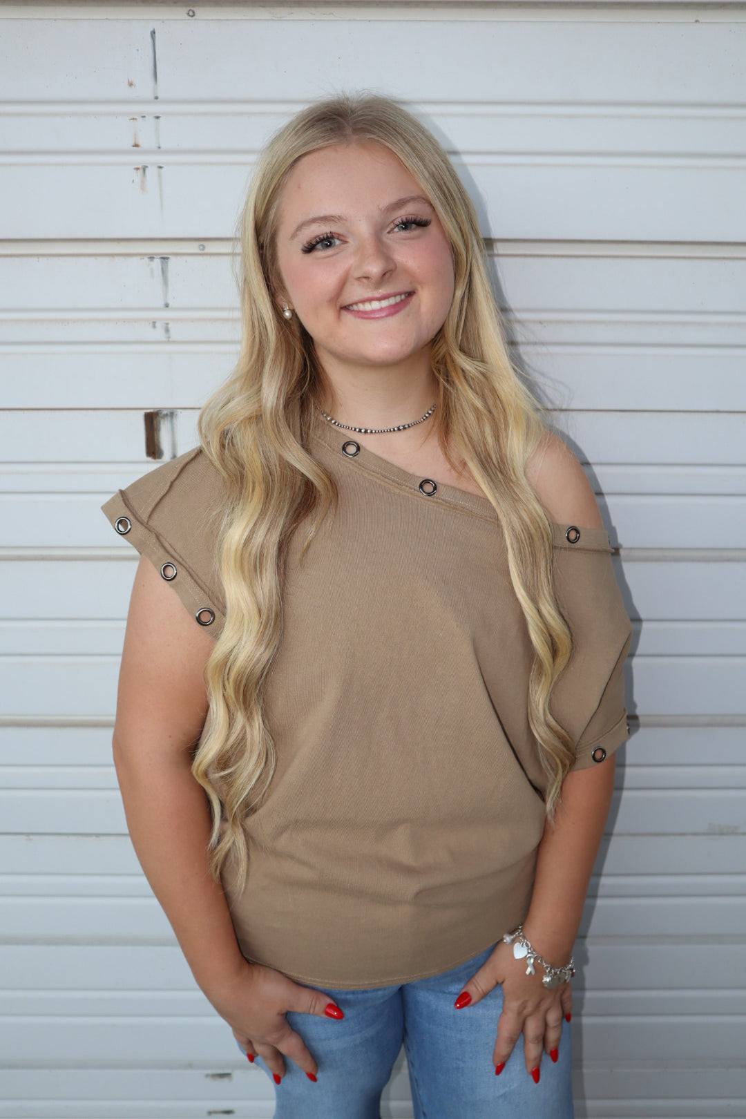 Olivia Studded Top