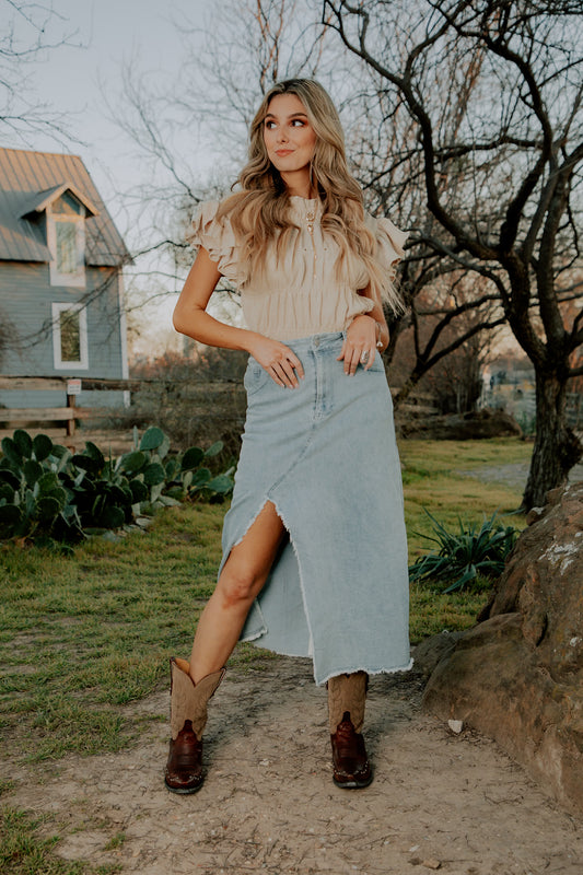 Shannon Denim Skirt