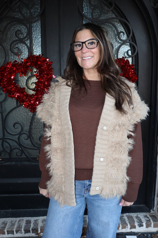 Be Mine Fringe Cardigan