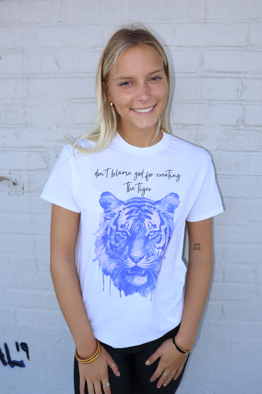 Tiger Tee White