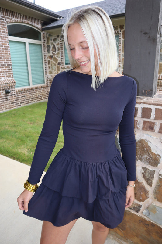 Jodie Navy Dress
