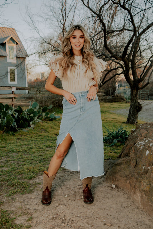 Shannon Denim Skirt