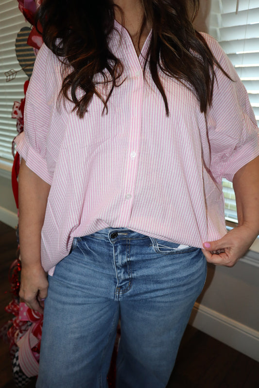 Hey Cupid Gingham Top