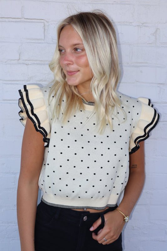 Olivia Dot Top