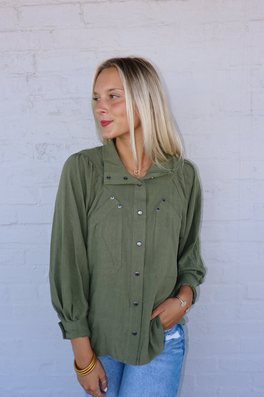 Jenn Button Down