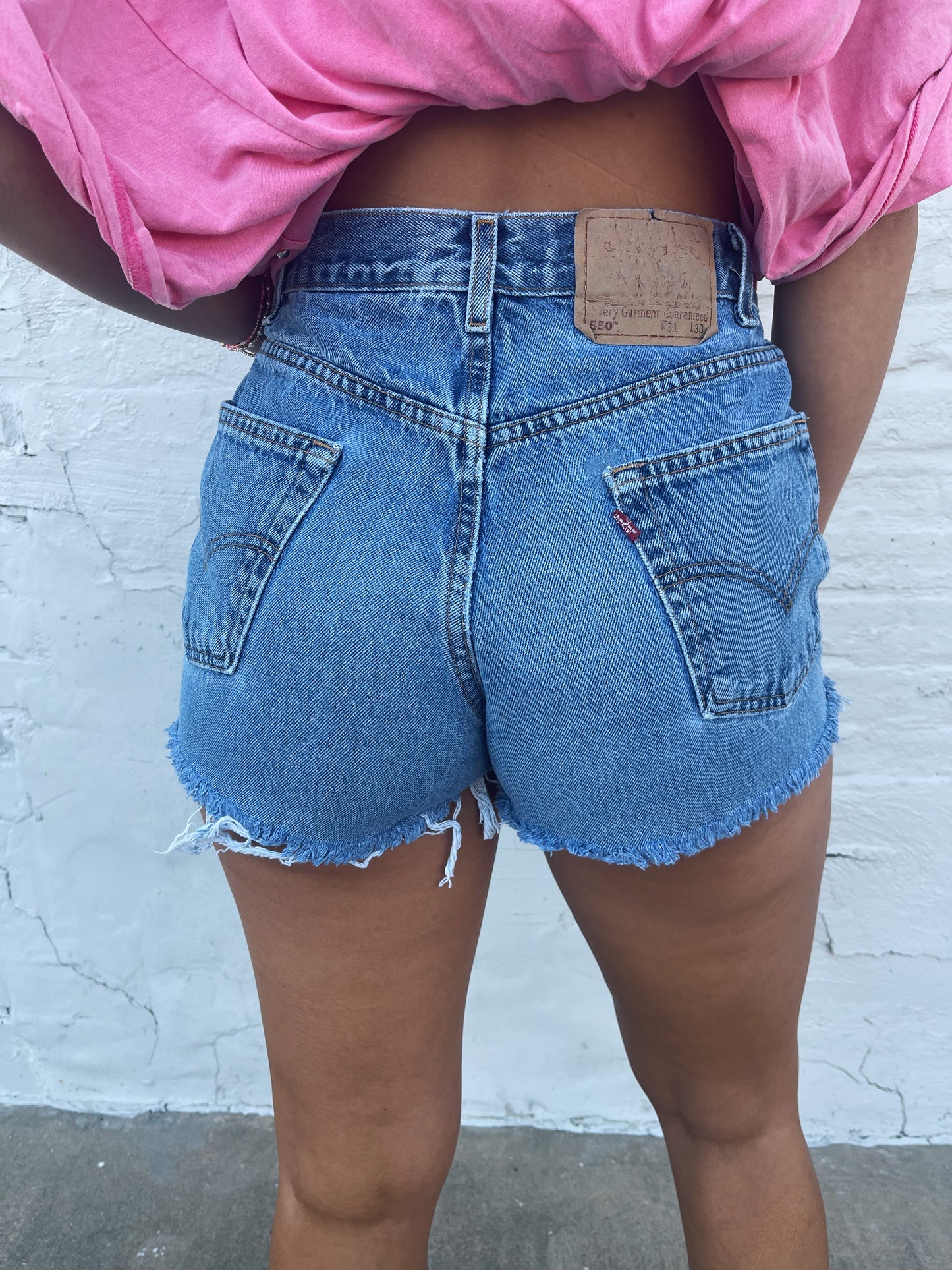 Levi's Upcycled Denim Cutoffs