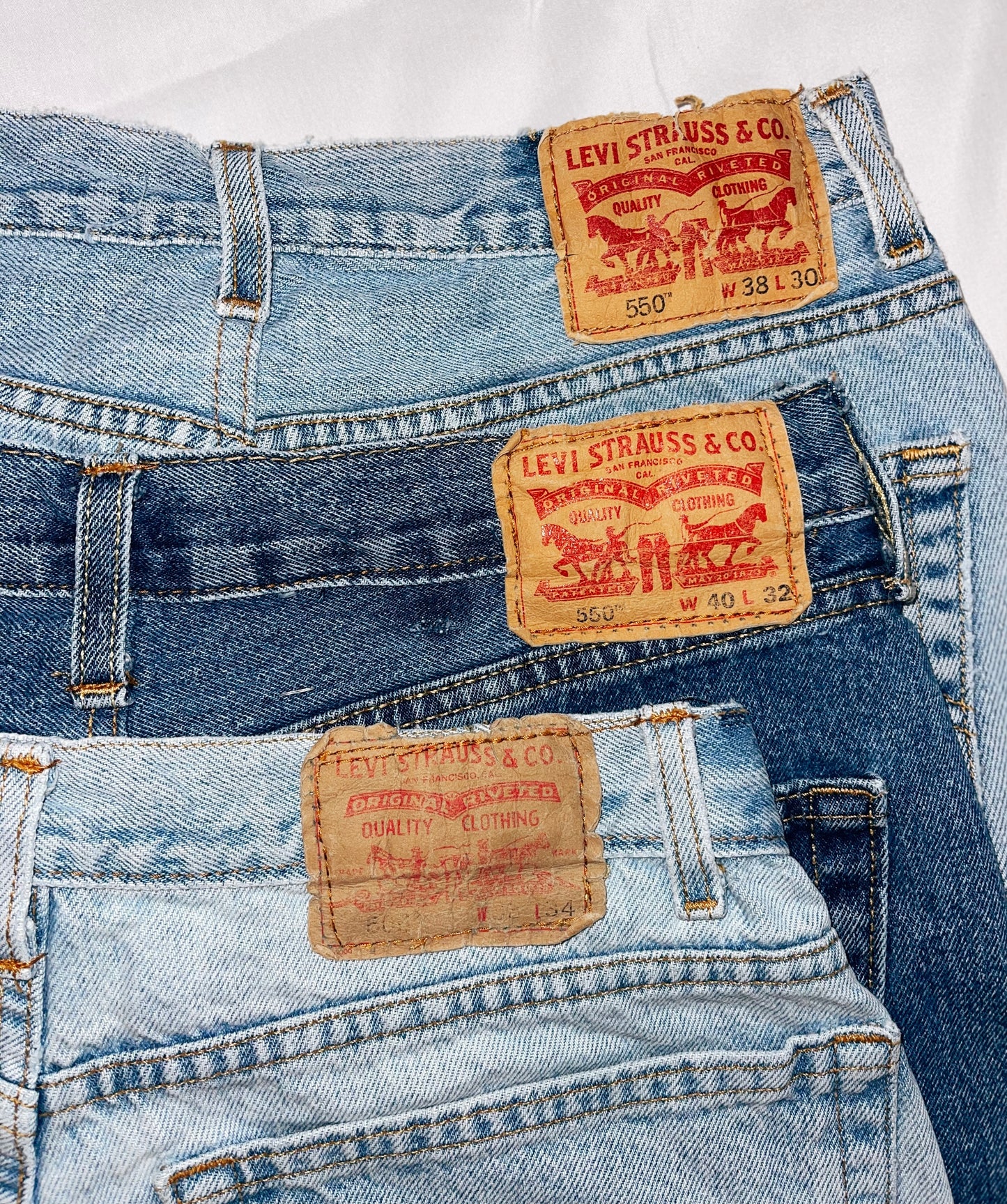 Levi's Upcycled Denim Cutoffs