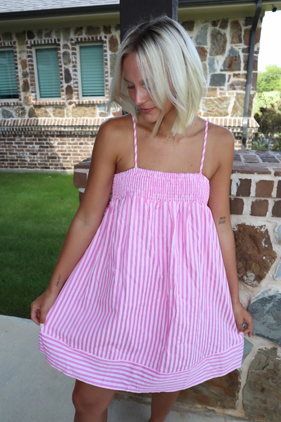 Addison Striped Sundress