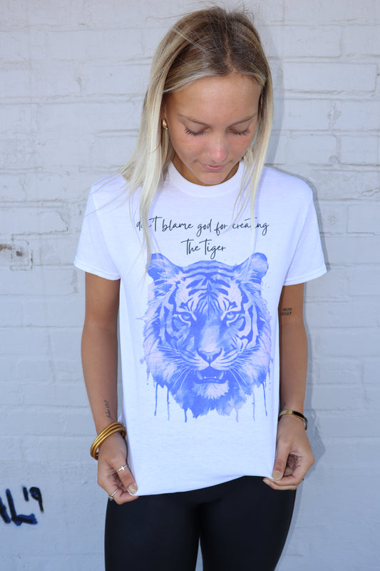 Tiger Tee White