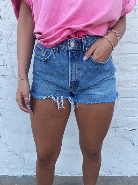 Levi's Upcycled Denim Cutoffs