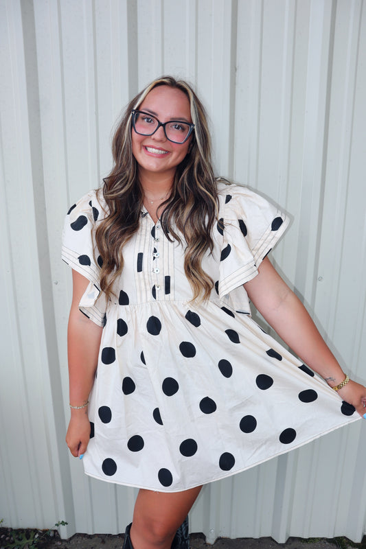 Missy Polka Dot Dress