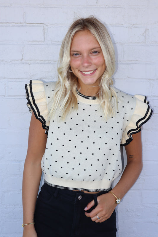 Olivia Dot Top